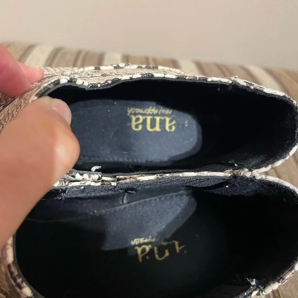 Ana Snake Print Booties - Picture 4 of 5